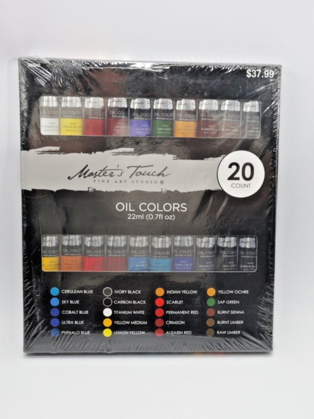 Master's Touch Fine Art Studios Oil Color 22ml (0.7fl Oz) New Oil Paint Set